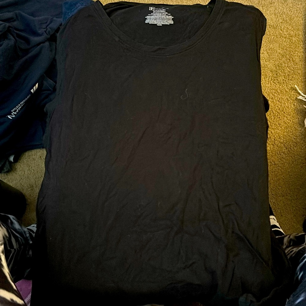 Plain Black shirt from No Boundaries, XXXL